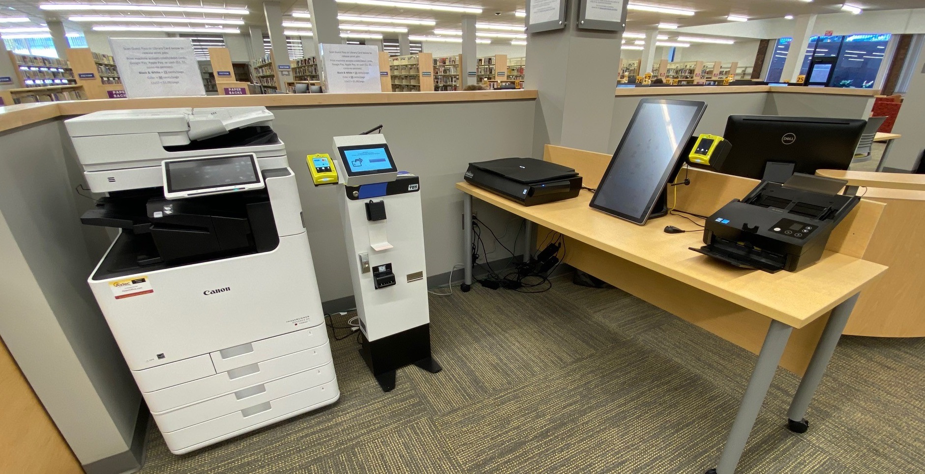 Copying, Printing, Scanning & Faxing Meriden Public Library